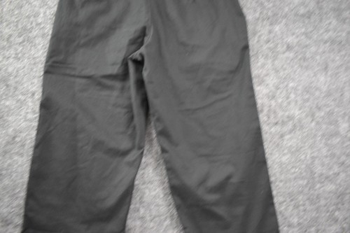 Nautica School Uniform Boys 16 Black Pants Chino Flat Front Adjustable Waist - Picture 8 of 10