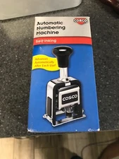 Cosco Self-Inking Automatic Numbering Machine, 6-Digits
