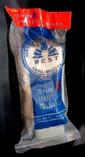 New Vintage 1980's Martial Arts Supply Sang Moosa Shin Instep Guard Sz XS White