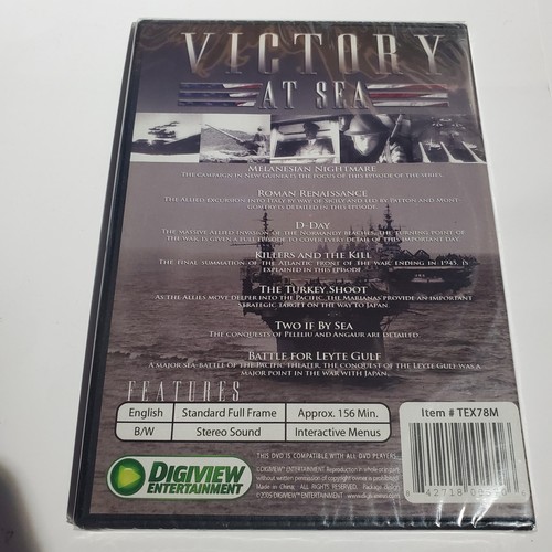NEW SEALED Victory at Sea: Volume III (DVD, 2007, Full Frame, Slim-case) - Picture 2 of 2