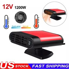12V Car Heater Portable Electric Heating Fan Defogger Defroster Demister 1200W