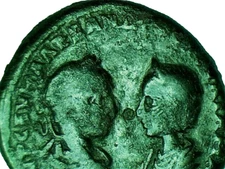 Moesia Inferior Marcianopolis 222-235AD.SEVERUS ALEXANDER/JULIA MAMAEA 27.5MM#50