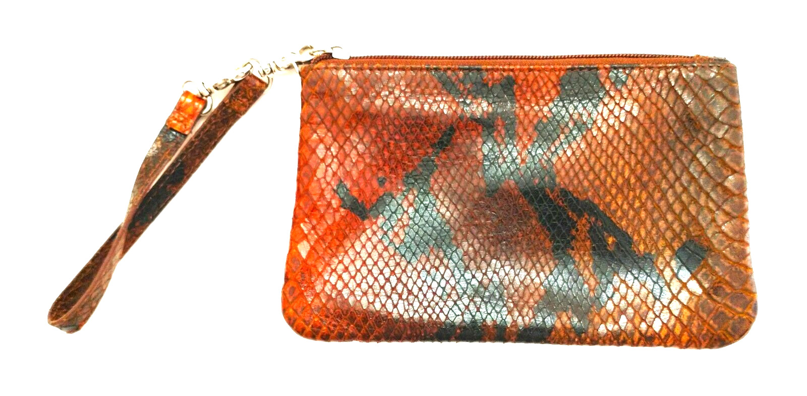 Vintage Danier Natural Leather Python Snakeskin W… - image 1