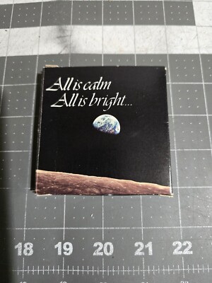 Vtg Apollo 11 Cincinnati Milacron Ornament 1989 Sea Of Tranquility 