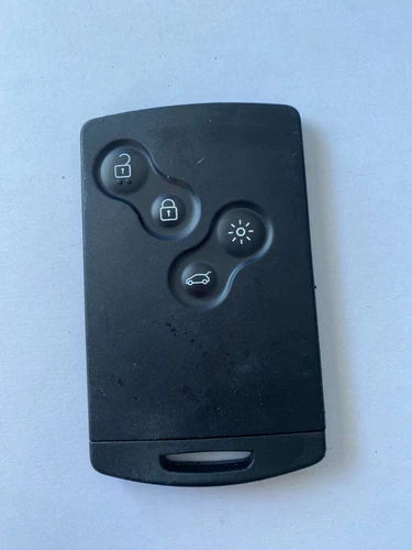 RENAULT MEGANE SCENIC III (3) CHROME NON VIRGIN REPROGRAM KEY CARD