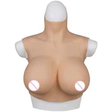 Breast Plate For Crossdresser Silicone Breast Form For Transgender Cosplay Plate