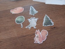 6X PAPER DIE CUTS FOR SCRAPBOOKING/JOURNALS MIXED PD62 