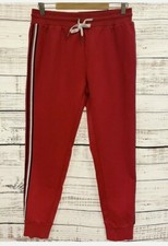  59 NWT Womens Size Small Tommy Jeans Sweatpants Jogger Red Tommy Hilfiger