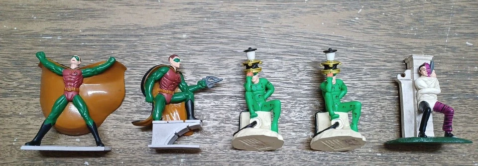 Lote de 5 figuras de PVC Applause Robin 1995 Batman Forever Riddler 2 caras Foto 2 de 4