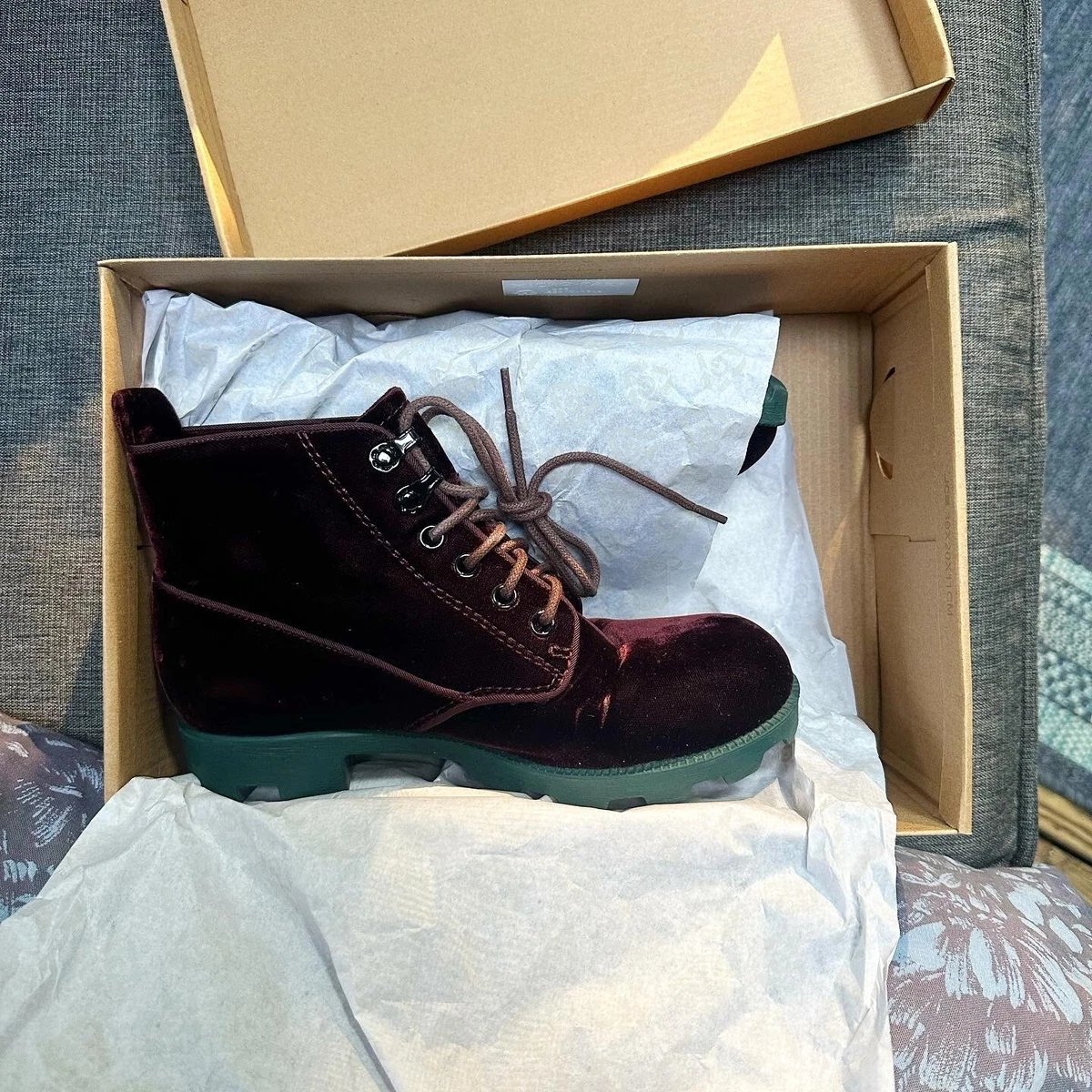 Theory Rich Brown Leather Boots The Boston Boot in Chocolate – Brogue Boots | TAFT main image 2