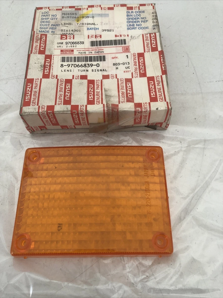 GENUINE ISUZU 8-97066839-0 TURN SIGNAL LENS NEW OEM NOS | eBay