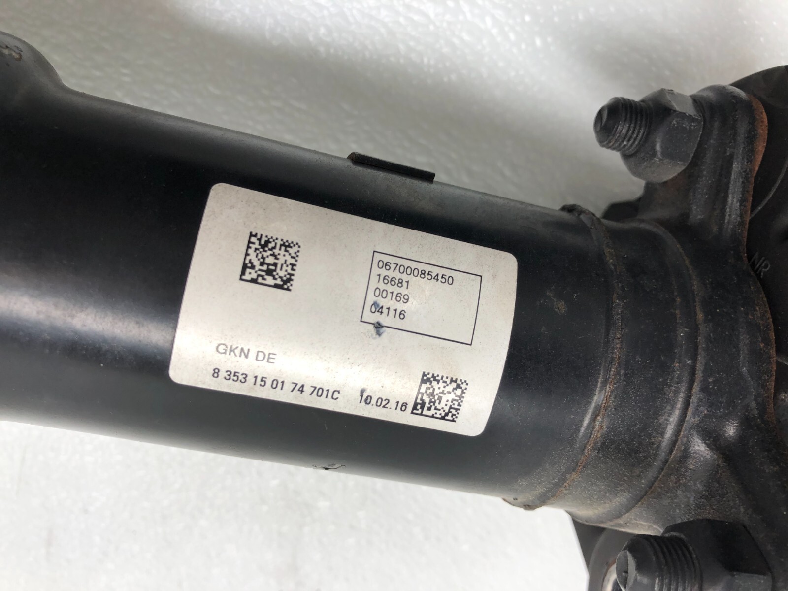 2014-2017 MASERATI GHIBLI S RWD REAR DRIVE SHAFT OEM.