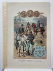 1880s Civil War Print Federal Uniforms Corps Badges Union Soldiers Antique Litho