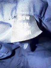 Men's Navy Trojan Work Trousers, Protective PPE 38W Tall New