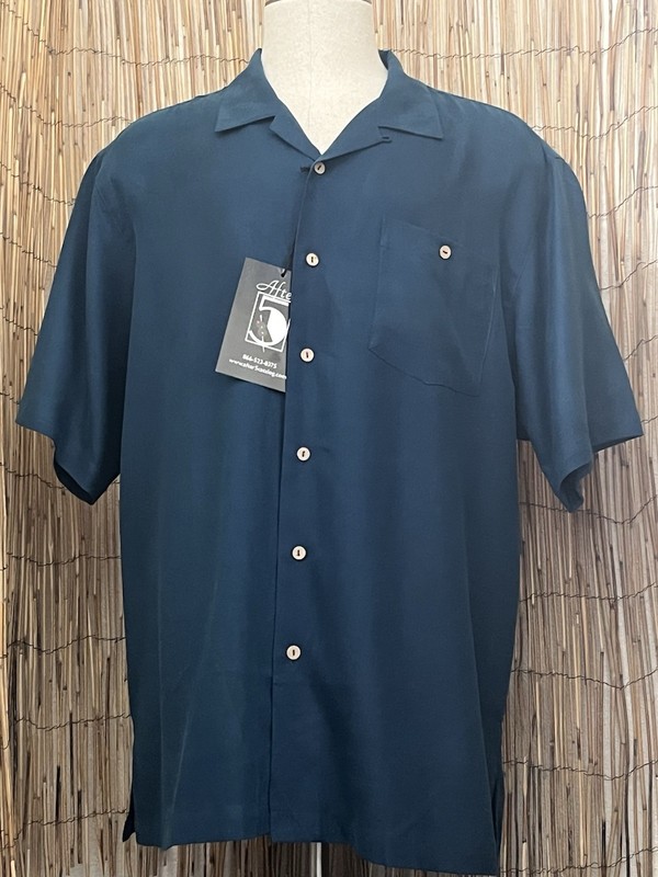 After 5 Mens SS Button Up Hawaiian Shirt-Size XXL-NWT-100% Silk