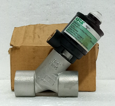 #ad ASCO E290A792VI PRESSURE OPERATED DIRECT ACTING ANGEL BODY PISTON SOLENOID VALVE $211.50