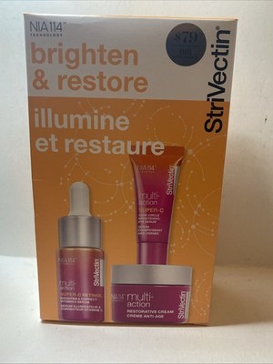 SALE PRICE StriVectiN Discovery Series: Brighten & Restore Trio Kit New In Box