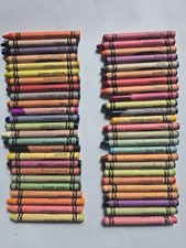 Vintage Crayola Binney & Smith Crayon Lot 50 Various Colors Made In USA