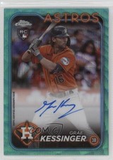 2024 Topps Chrome Rookie Aqua Wave Refractor /199 Grae Kessinger Auto 0xh3