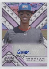 2018 Panini Elite Extra Edition Auto Gregory Duran #170 Auto a3i