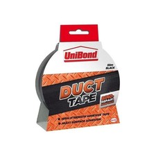 Unibond DIY Duct Tape Black 50mm x 50m 0.29 per metre