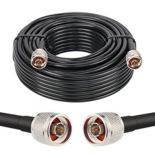 N 100FT Type N Coax Extension Cable N Male to N Male Connector Pure Copper Lo...