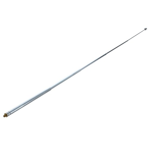13.6" 345mm FM Radio Telescopic Whip Antenna Aerial Silver Tone D9Y34461 - Afbeelding 4 van 4