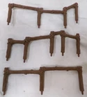 Vintage 1983 Kenner Star Wars ROTJ Ewok Village Playset 3 Rail Post Part Lot