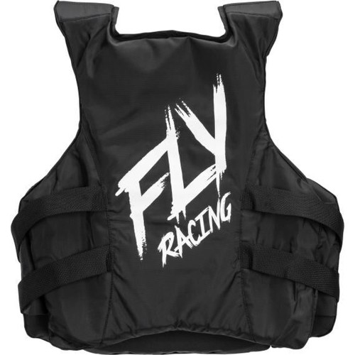 Fly Racing Nylon Pullover Flotation Vest Black Large PWC Jet Ski Watercraft