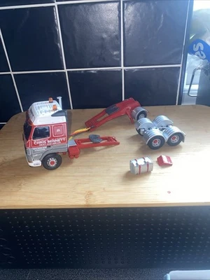 CORGI VOLVO TRACTOR UNIT And Dolly CHRIS BENNETT CC12404 - 1:50 (DAMAGED) Code 3 - Image 1 of 4