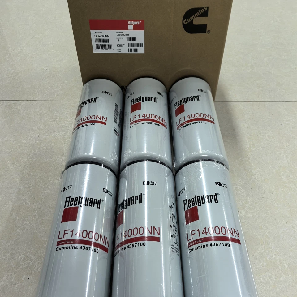 6 Pack Fleetguard LF14000NN Oil Filter Cummins ISX 4367100 Genuine FAST Shipping - Image 3 of 4