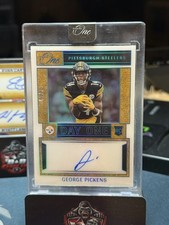 2022 Panini One George Pickens Day One Rookie Autograph /75