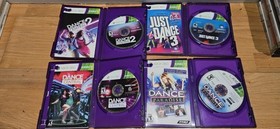 Xbox 360 Kinect Sensor + 10 Games Bundle Lot Tested Ready to Play