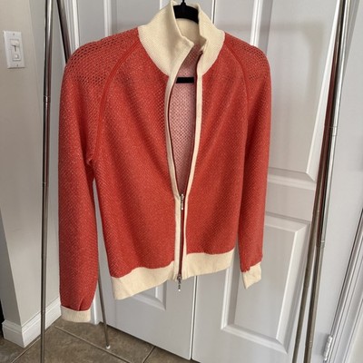 Loro Piana Sweater Cardigan Jacket 40 Cashmere Zip