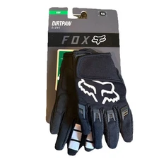 New Fox MX ATV Glove Kids Dirtpaw Black & White KS  21981-001
