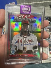 Marketplace image: Elly De La Cruz Auto 1/1 RC 2025 Topps Archives Bowman Chrome