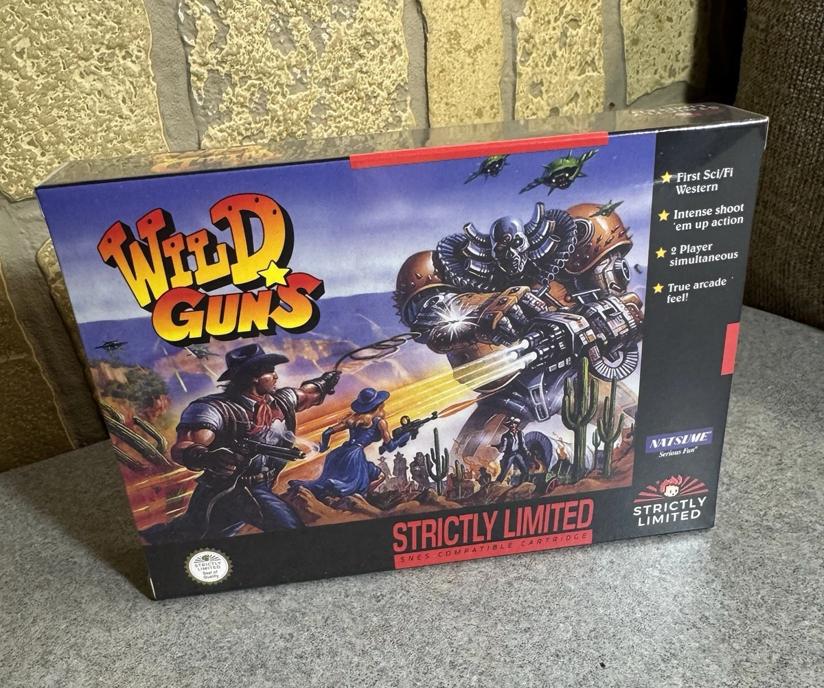 Nintendo SNES Video Games Wild Guns for sale | eBay