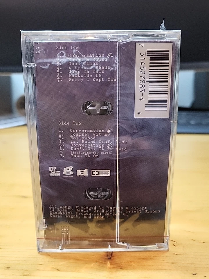 Twinz Conversation Gangsta Rap Cassette Tape Warren G Long Beach Def Jam G Funk - Image 3 of 4