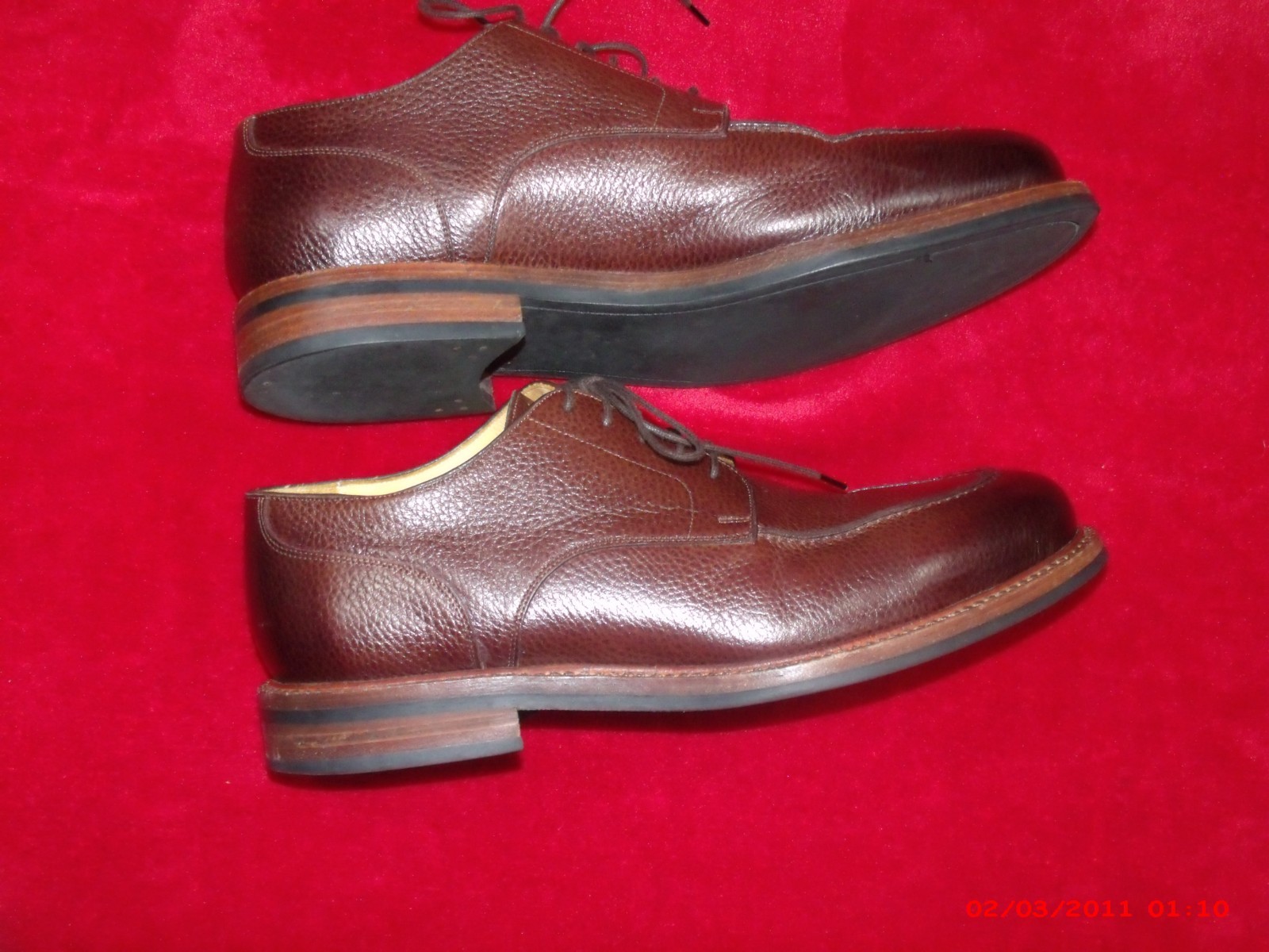 Beckett Simonon Anders Men Split Toe Pebbled Derb… - image 4