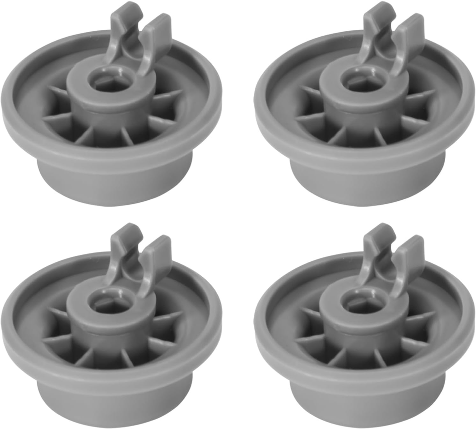 Replacement Wheels for Bosch Kenmore Dishwashers - 4 Pack Lower Rack