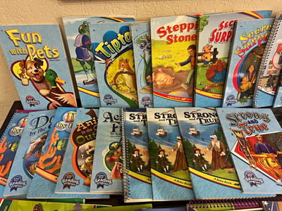 First grade a Beka curriculum. Look closely at each picture for inventory check￼