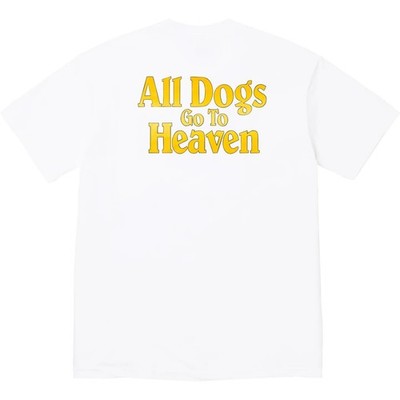Supreme All Dogs Go To Heaven Tee White | eBay UK