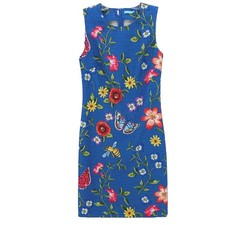 J. MCLAUGHLIN Belinda Sleeveless Dress Floral Butterfly Polyester Spandex Size 0