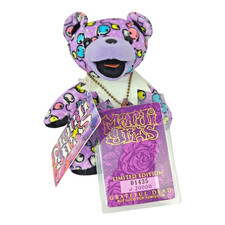 Grateful Dead Mardi Gras Beanie Bear Tour Plush Limited Edition NWT Numbered