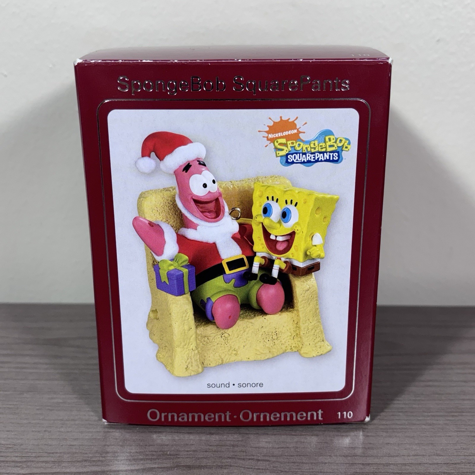 2009 Carlton Cards SPONGEBOB SQUAREPANTS & PATRICK Ornament With Sound