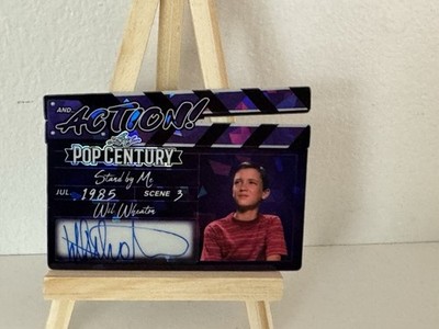 2026 Leaf Metal Pop Century Will Wheaton and Action! Auto Card #AA-WW1 4/7