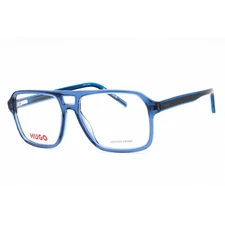 Hugo Men's Eyeglasses Blue Plastic Navigator Full Rim Frame HG 1299 0D51 00