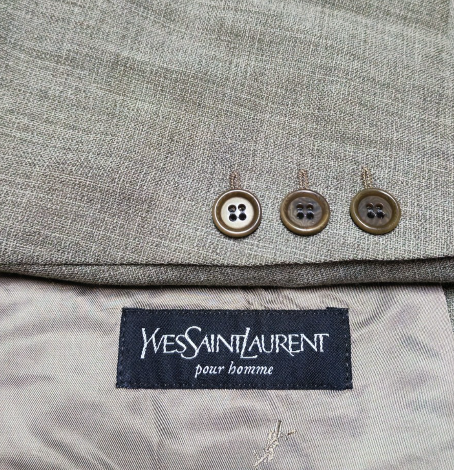 Tuta estiva vintage Yves Saint Laurent pour homme tutto pettinato YSL su misura 44R