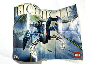 Lego Bionicle 8743 Boggarak with Canister Manual Missing Bricks