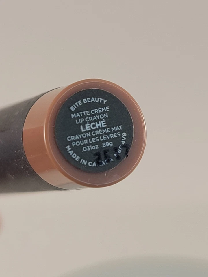 Bite Beauty Matte Creme Lip Crayon LECHE 0.031 oz Deluxe Travel Size NEW In Box  - Image 4 of 4
